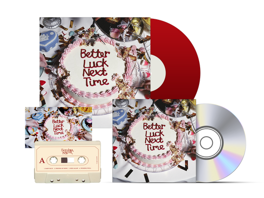 Sundara Karma - Better Luck Nextime - Red Velvet Vinyl, CD, Tape Bundle