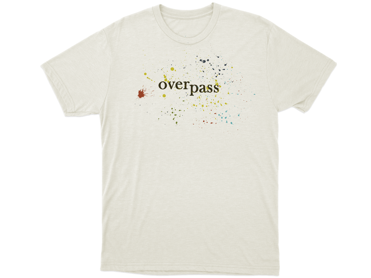 overpass - Unique hand-painted logo t-shirts