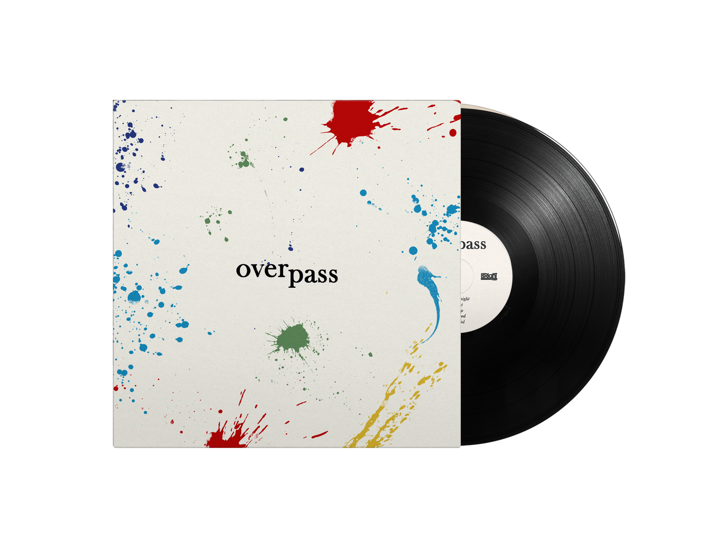 overpass - 'From the Night'  Black Vinyl (Ltd Edition Hand Painted Sleeve)