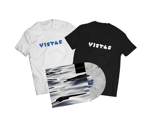 Vistas - ITAWA? -  White Waves Marbled Vinyl + Vistas Logo Tee