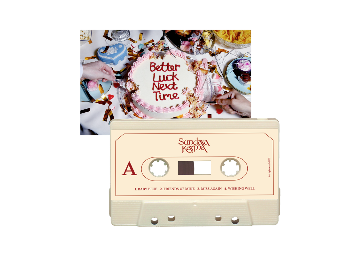 Sundara Karma - Bundle - Better Luck Next Time  - Red Velvet Vinyl + Tape