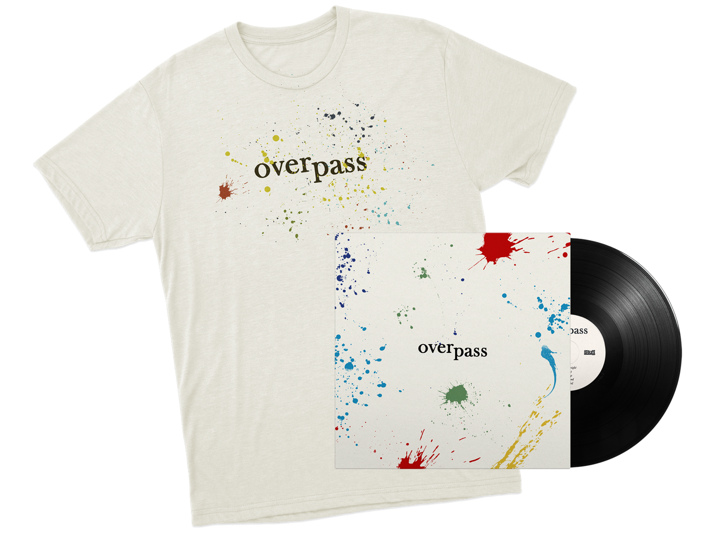 overpass - 'From the Night' Black Vinyl (Hand Painted Sleeve) + Tee